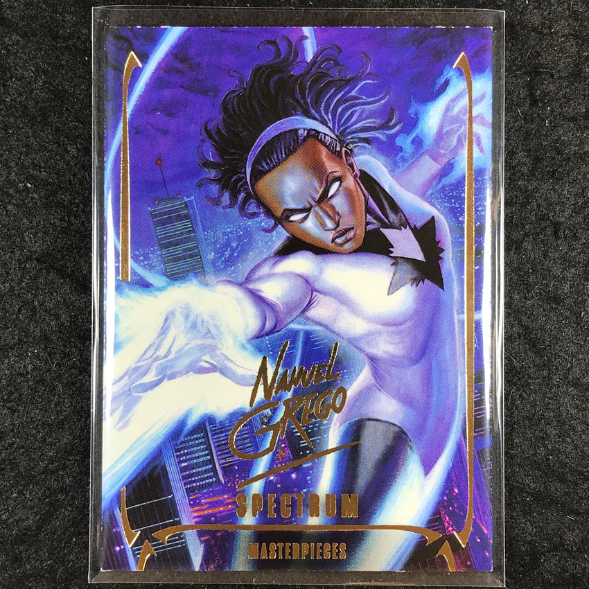 2024 Marvel Masterpieces Nahuel Grego SPECTRUM Gold Foil Series #27