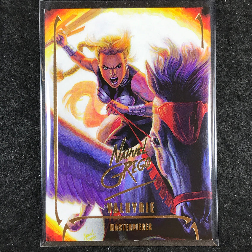 2024 Marvel Masterpieces Nahuel Grego VALKYRIE Gold Foil Series #32