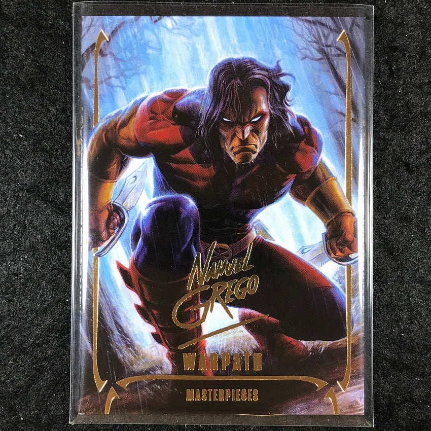 2024 Marvel Masterpieces Nahuel Grego WARPATH Gold Foil Series #33