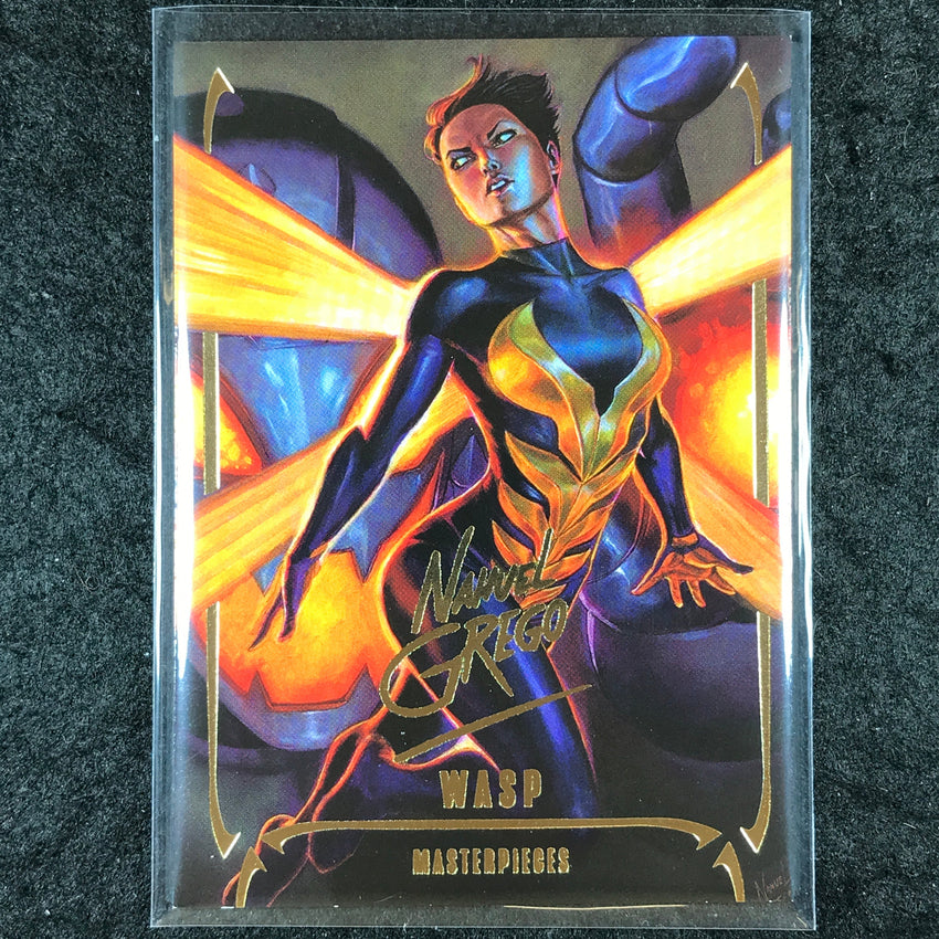 2024 Marvel Masterpieces Nahuel Grego WASP Gold Foil Series #34