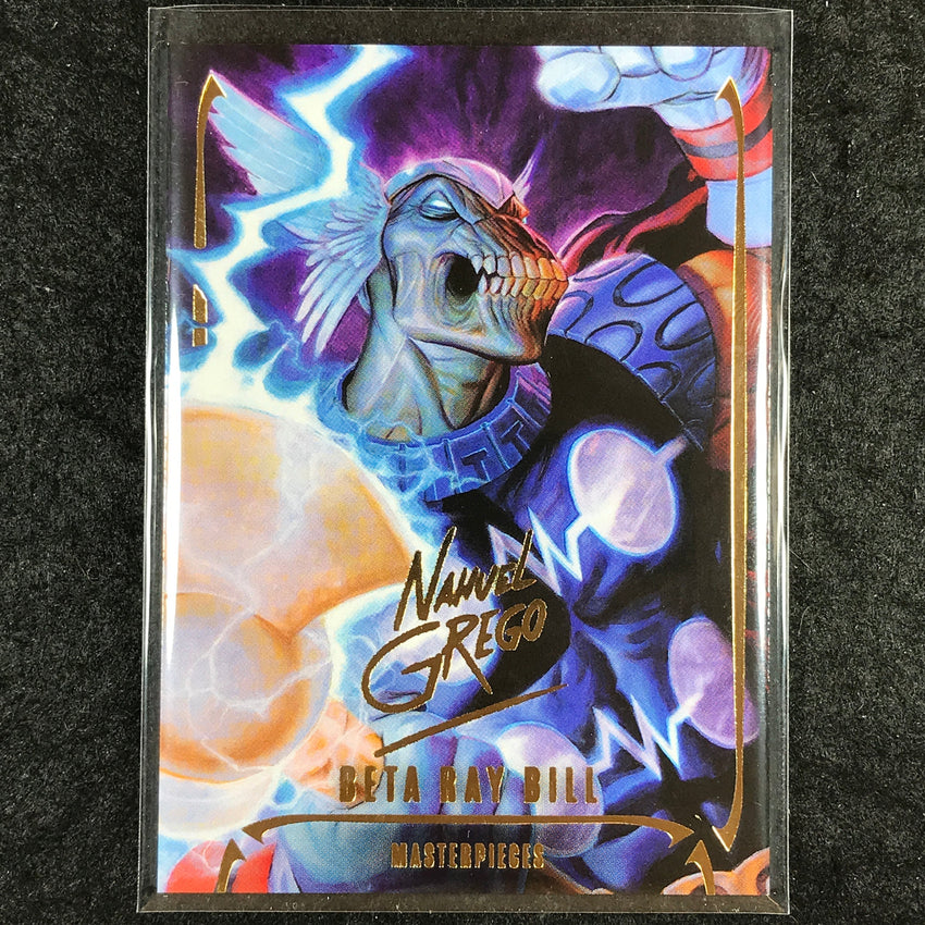 2024 Marvel Masterpieces Nahuel Grego BETA RAY BILL Gold Foil Series #3