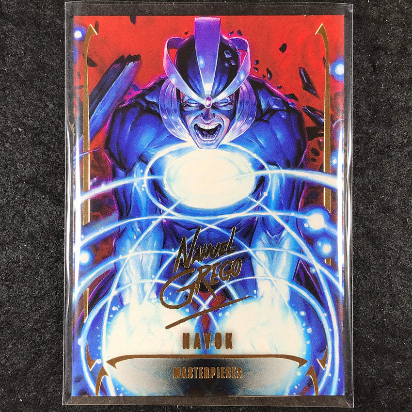 2024 Marvel Masterpieces Nahuel Grego HAVOK Gold Foil Series #38