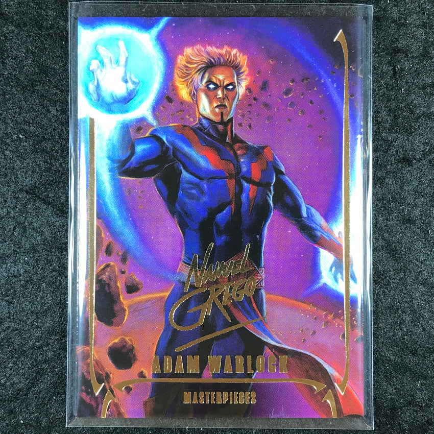 2024 Marvel Masterpieces Nahuel Grego ADAM WARLOCK Gold Foil Series #39