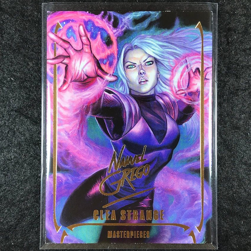 2024 Marvel Masterpieces Nahuel Grego CLEA STRANGE Gold Foil Series #46