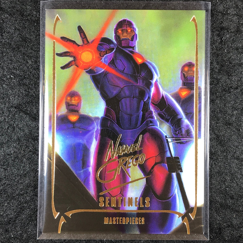 2024 Marvel Masterpieces Nahuel Grego SENTINELS Gold Foil Series #54