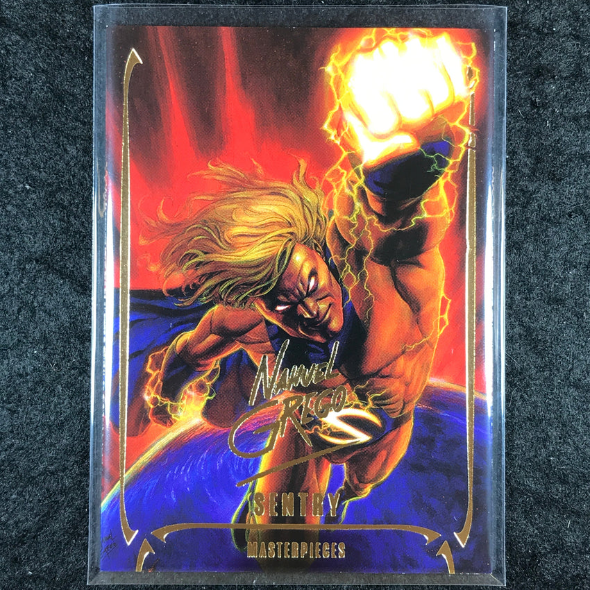 2024 Marvel Masterpieces Nahuel Grego SENTRY Gold Foil Series #61