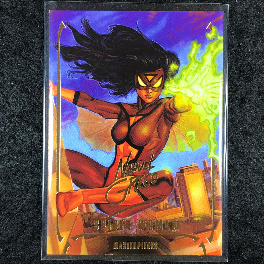 2024 Marvel Masterpieces Nahuel Grego SPIDER-WOMAN Gold Foil Series #62