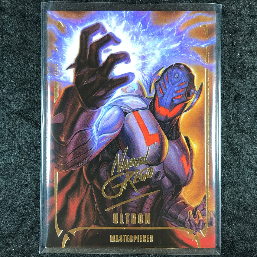 2024 Marvel Masterpieces Nahuel Grego ULTRON Gold Foil Series #63
