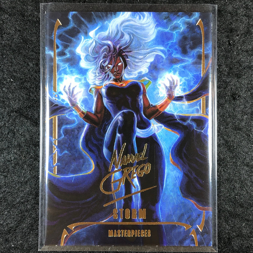 2024 Marvel Masterpieces Nahuel Grego STORM Gold Foil Series #67