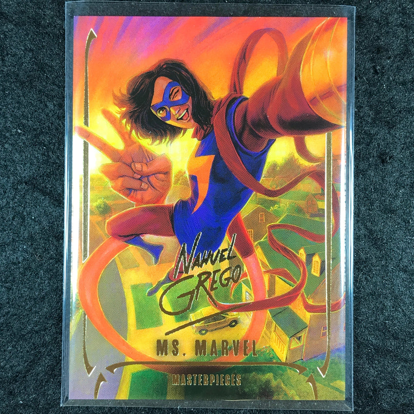 2024 Marvel Masterpieces Nahuel Grego MS. MARVEL Gold Foil Series #68