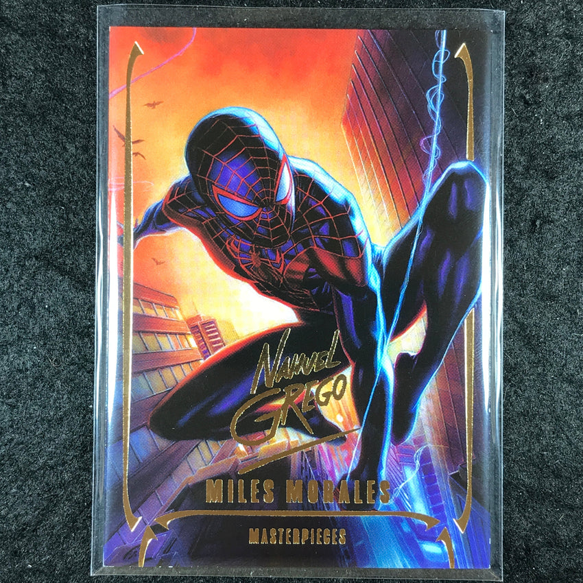 2024 Marvel Masterpieces Nahuel Grego MILES MORALES Gold Foil Series #69