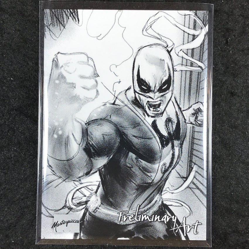 2024 Marvel Masterpieces Nahuel Grego IRON FIST Preliminary Art #16
