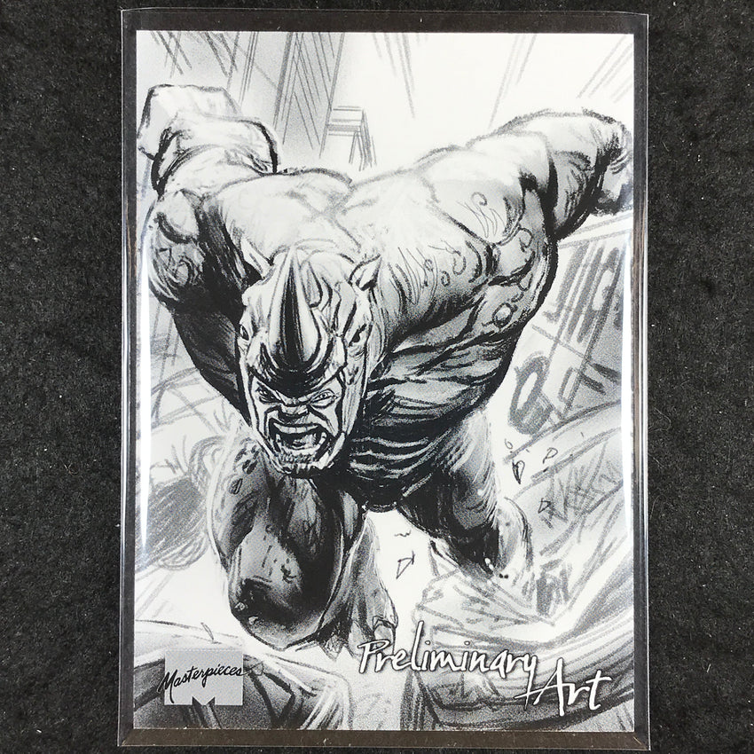 2024 Marvel Masterpieces Nahuel Grego RHINO Preliminary Art #25