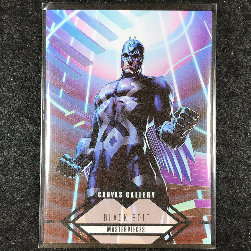 2024 Marvel Masterpieces Nahuel Grego BLACK BOLT Canvas Gallery #1