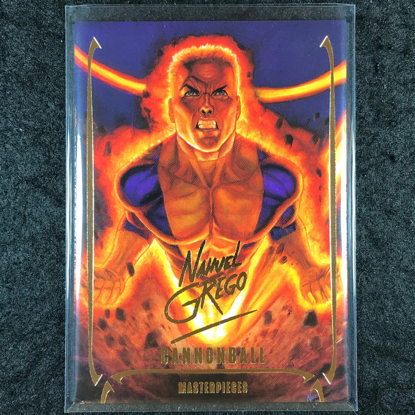 2024 Marvel Masterpieces Nahuel Grego CANNONBALL Gold Foil Series #7