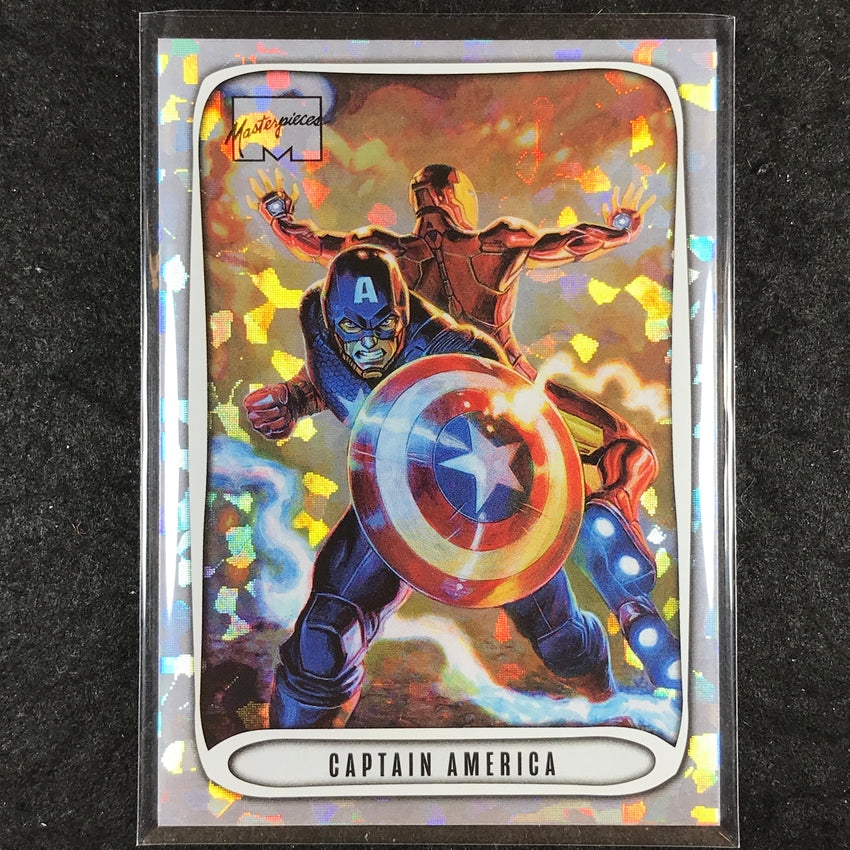 2024 Marvel Masterpieces Nahuel Grego CAPTAIN AMERICA Holofoil Crackle #14