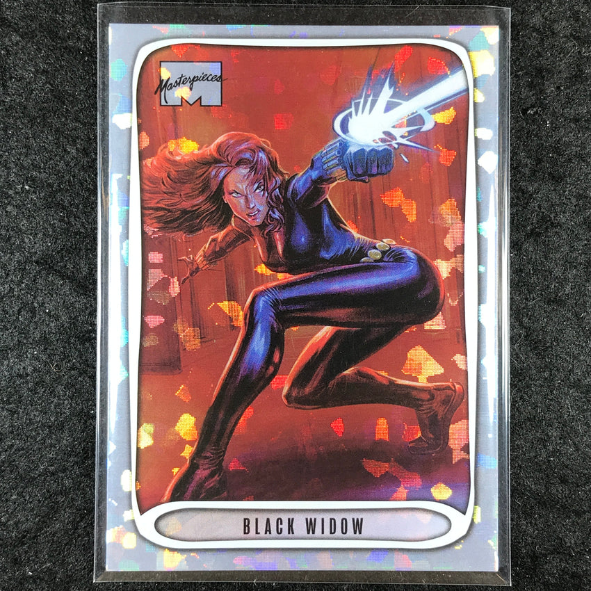 2024 Marvel Masterpieces Nahuel Grego BLACK WIDOW Holofoil Crackle #16