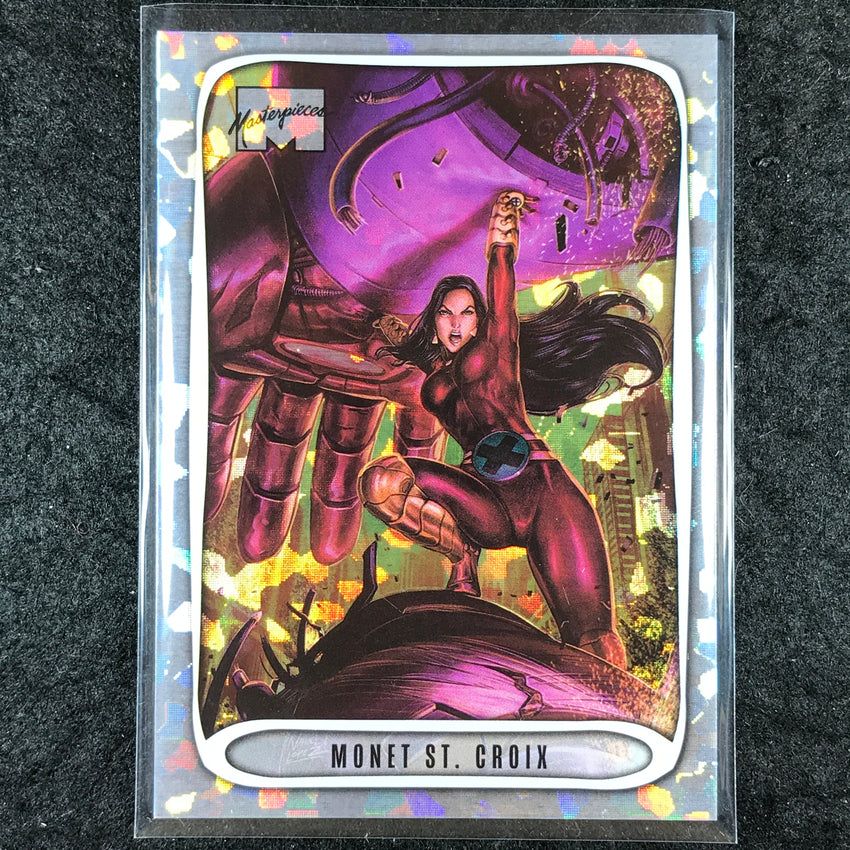 2024 Marvel Masterpieces Nahuel Grego MONET ST. CROIX Holofoil Crackle #19