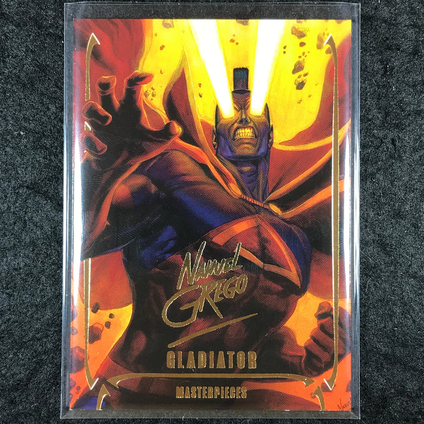 2024 Marvel Masterpieces Nahuel Grego GLADIATOR Gold Foil Series #11
