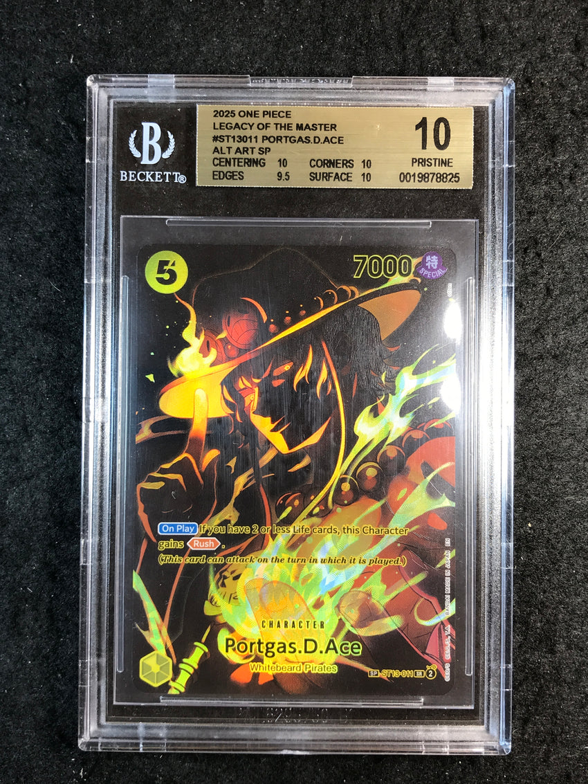 BGS 10 Portgas D. Ace - ST13-011 SP -  Alternate Art Legacy Of The Master OP-12 825