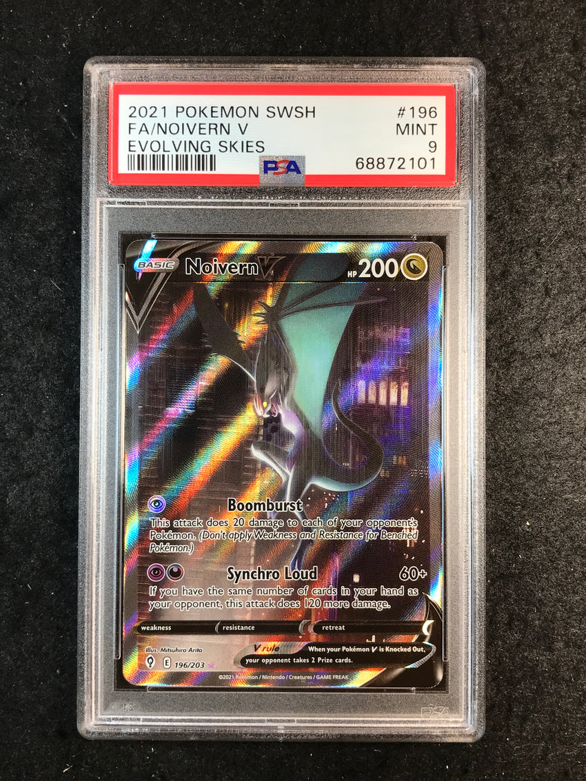 PSA 9 Noivern V - 196/203 - Full Art Evolving Skies 101