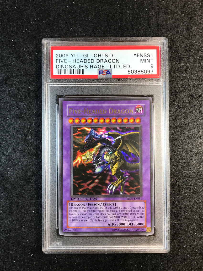 PSA 9 Five-Headed Dragon - SD09-ENSS1 - Dinosaur's Rage 097