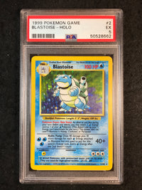 PSA 5 Blastoise - 2/102 - HOLO Base Set (Unlimited)  662