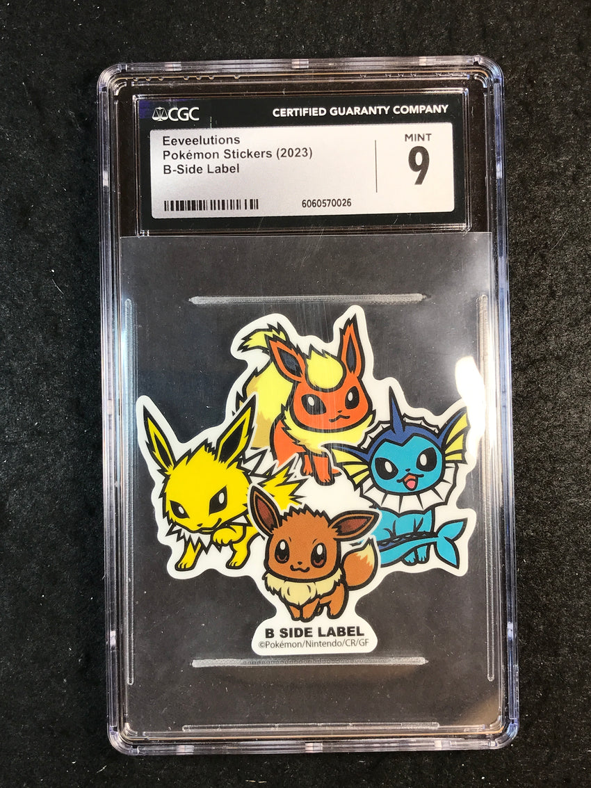 CGC 10 Eeveelutions - Pokemon Stickers (2023) - B-Side Label 026