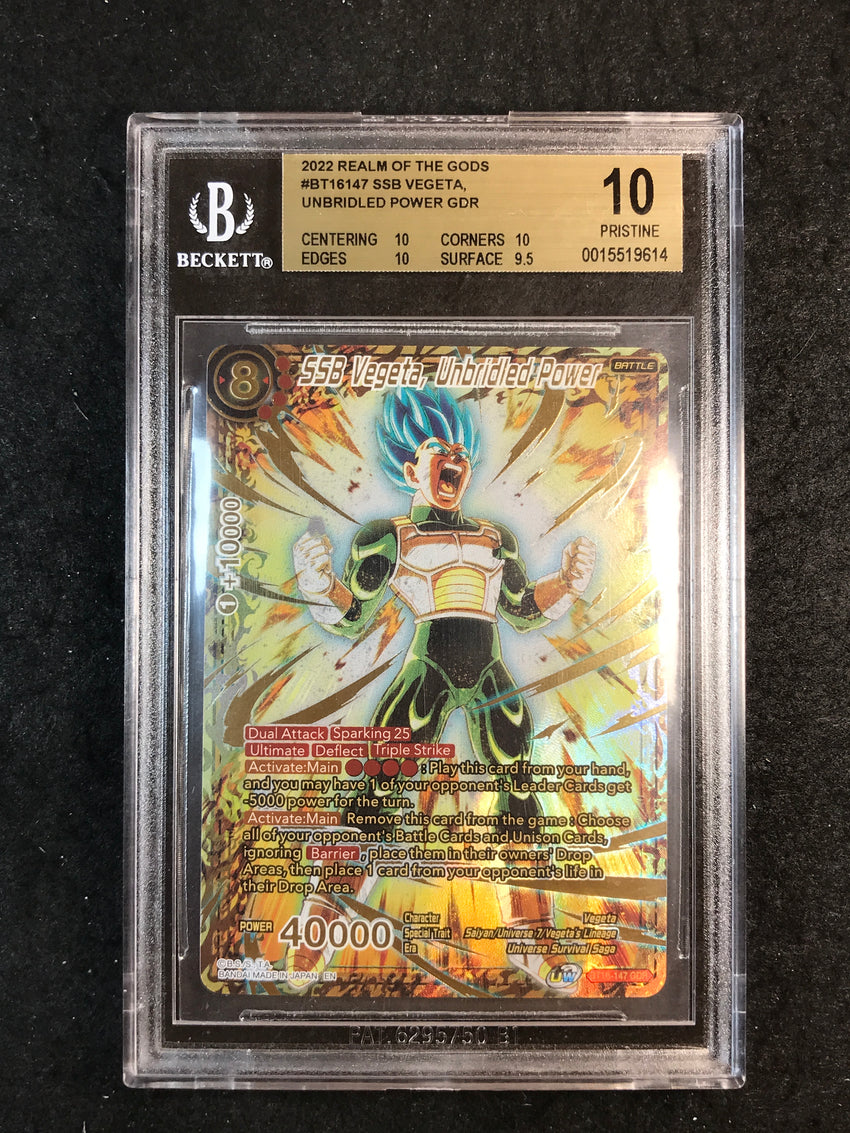 BGS 10 SSB Vegeta, Unbridled Power - BT16-147 - God Rare Realm Of the Gods 614