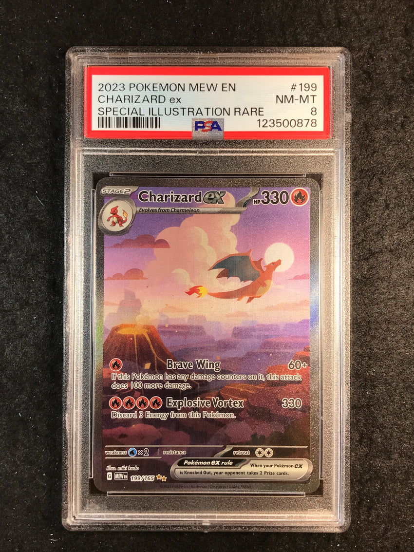 PSA 8 Charizard ex - 199/165 - Special Illustration Rare 151 878