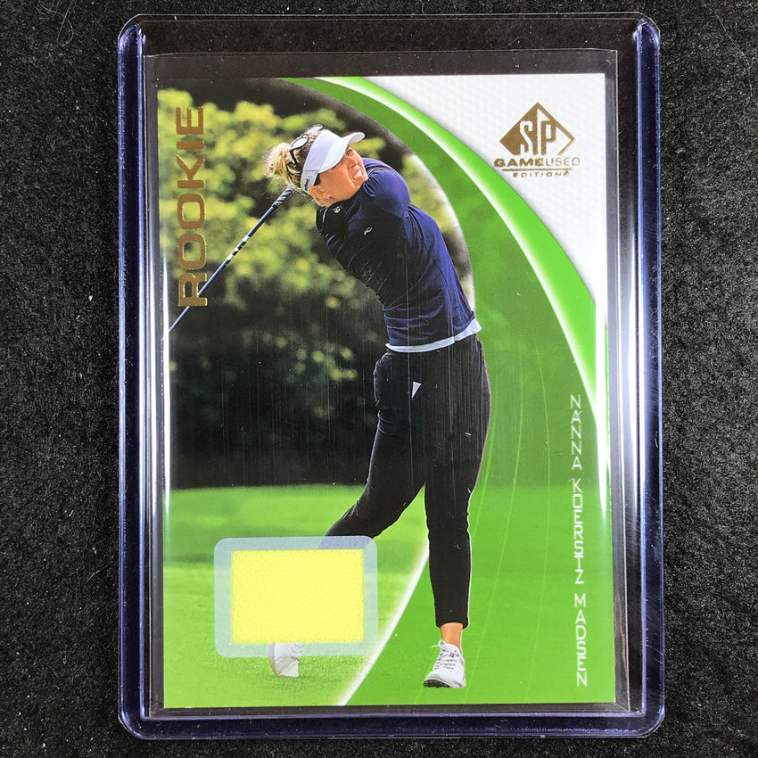 2024 SP Game Used Golf NANNA KOERSTZ MADSEN Rookie Base Relic #57
