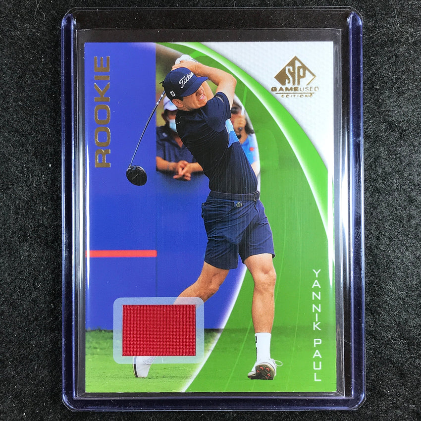 2024 SP Game Used Golf YANNIK PAUL Rookie Base Relic #59