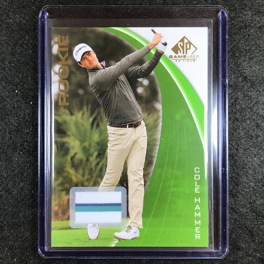 2024 SP Game Used Golf COLE HAMMER Rookie Base Relic #63