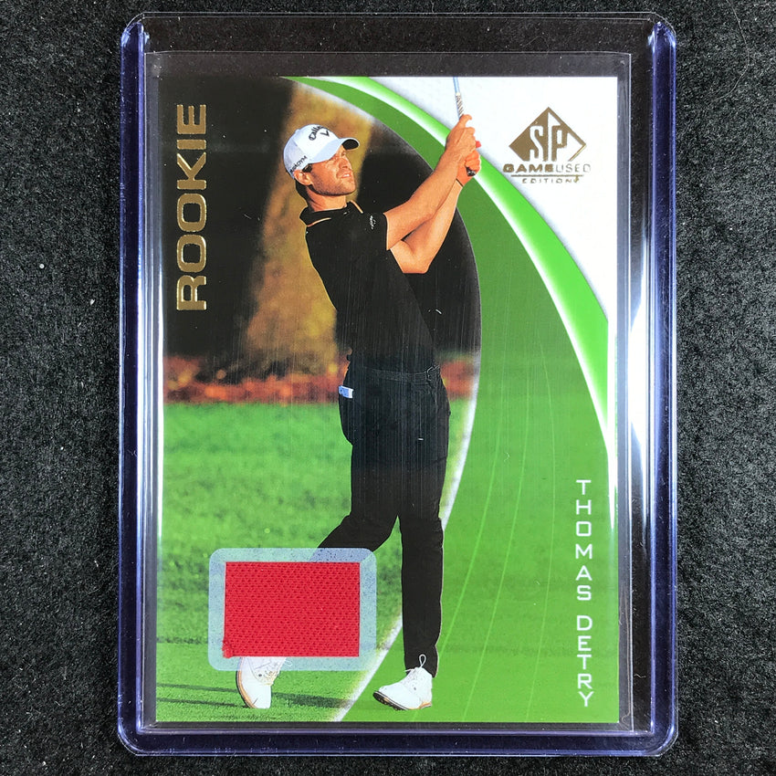 2024 SP Game Used Golf THOMAS DETRY Rookie Base Relic #68