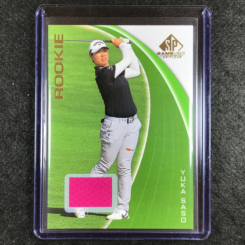 2024 SP Game Used Golf YUKA SASO Rookie Base Relic #69