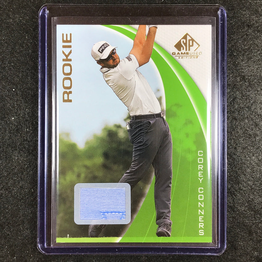 2024 SP Game Used Golf COREY CONNERS Rookie Base Relic #95