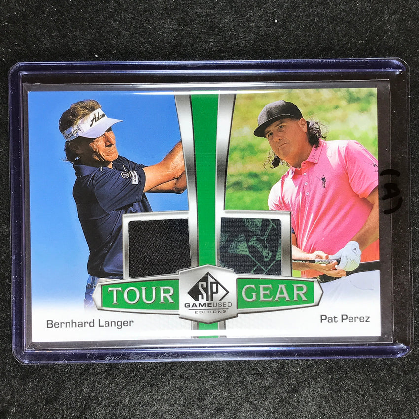 2024 SP Game Used Golf BERNHARD LANGER PAT PEREZ Tour Gear Combos Relic #PL (A)
