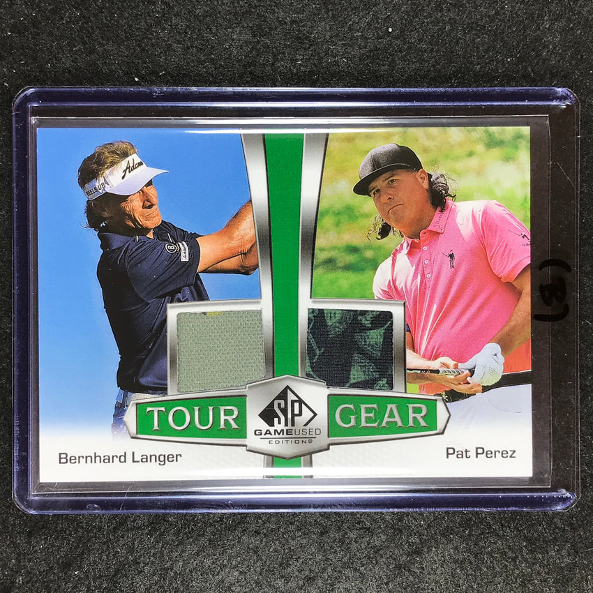 2024 SP Game Used Golf BERNHARD LANGER PAT PEREZ Tour Gear Combos Relic #PL (B)