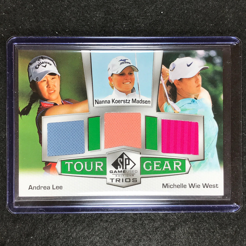 2024 SP Game Used Golf LEE MADSEN WEST Tour Gear Trios Relic #WML