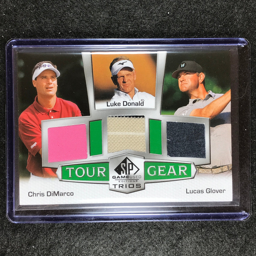 2024 SP Game Used Golf DIMARCO DONALD GLOVER Tour Gear Trios Relic #DDG