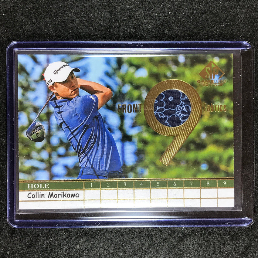 2024 SP Game Used Golf COLLIN MORIKAWA Front 9 Fabrics Relic Base #CM