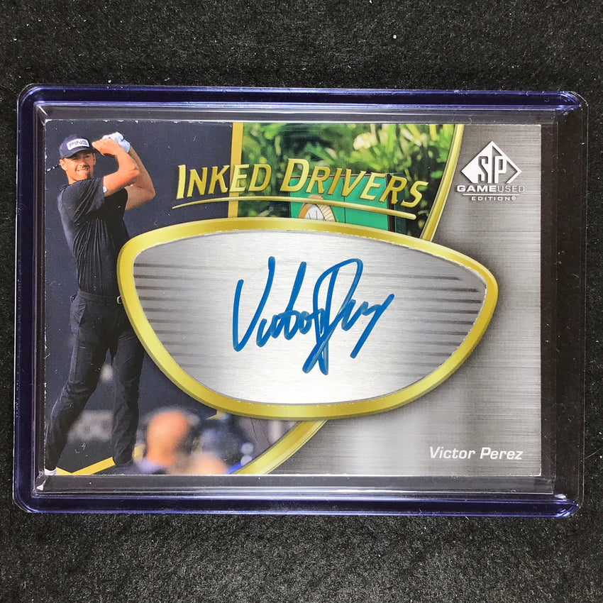2024 SP Game Used Golf VICTOR PEREZ Inked Drivers Relic Auto #VP