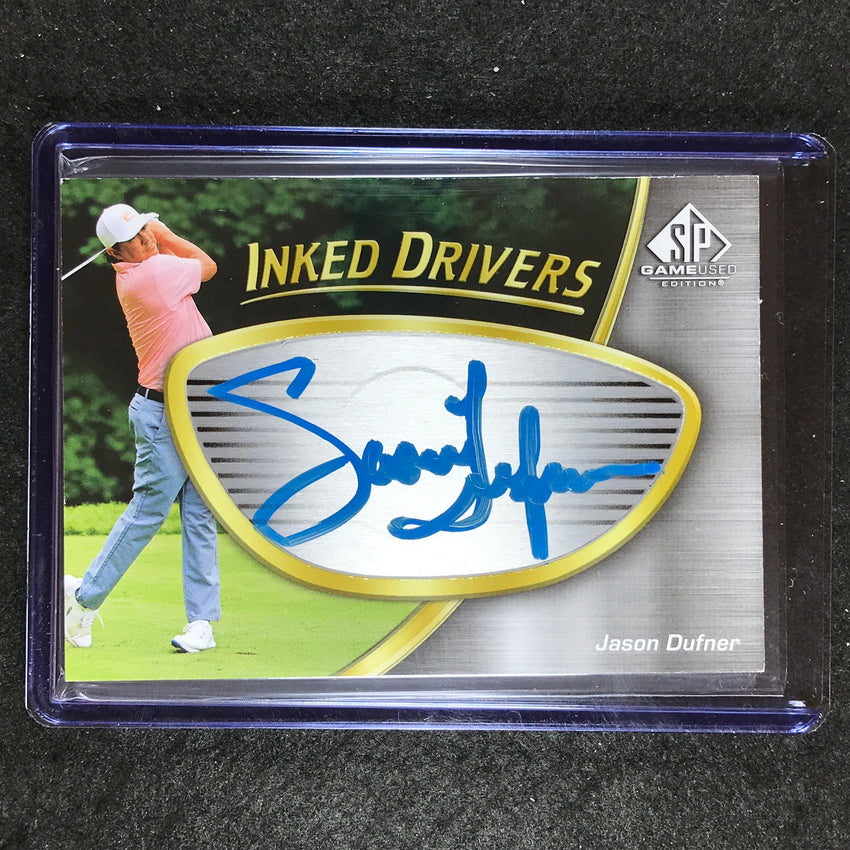 2024 SP Game Used Golf JASON DUFNER Inked Drivers Relic Auto #JD