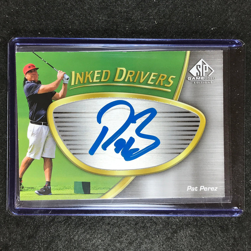 2024 SP Game Used Golf PAT PEREZ Inked Drivers Relic Auto #PP