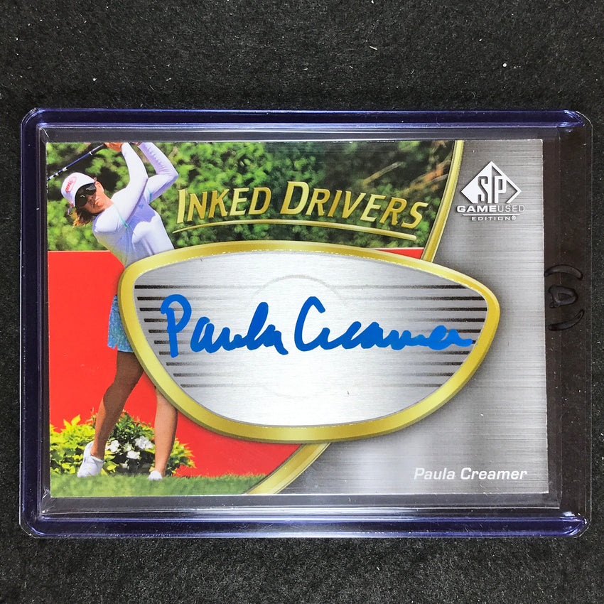 2024 SP Game Used Golf PAULA CREAMER Inked Drivers Relic Auto #PC (A)