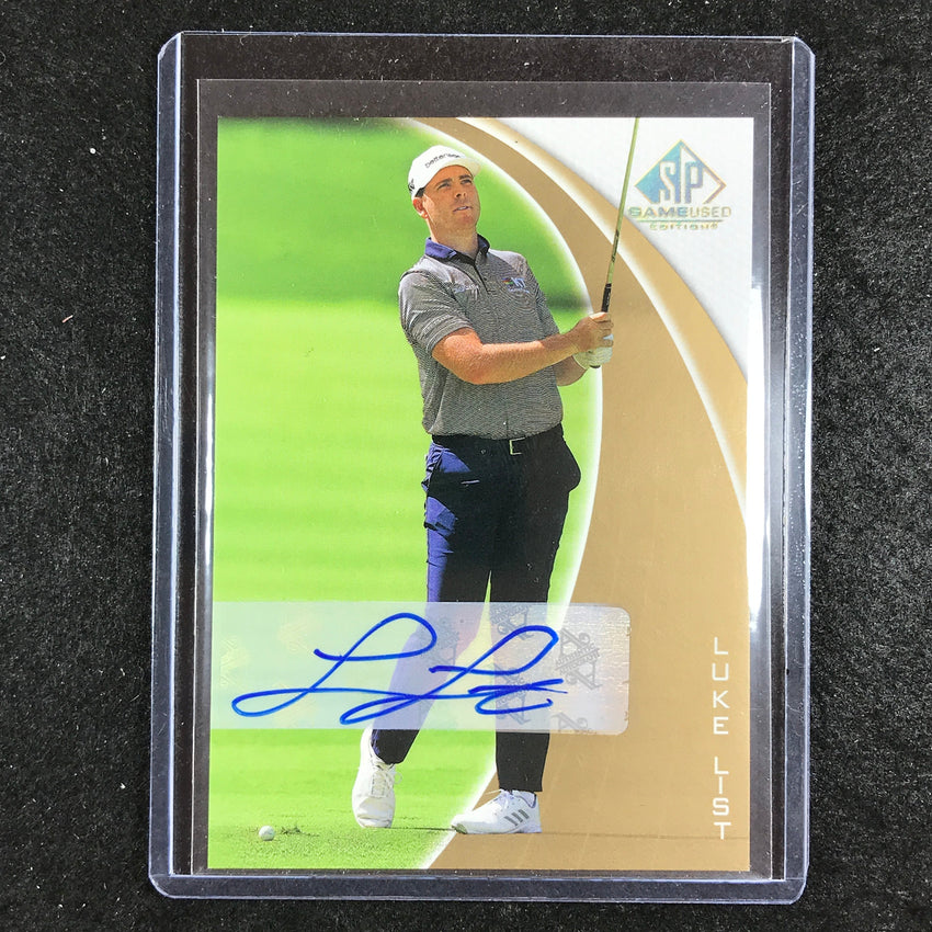2024 SP Game Used Golf LUKE LIST Base Spectrum Auto #6
