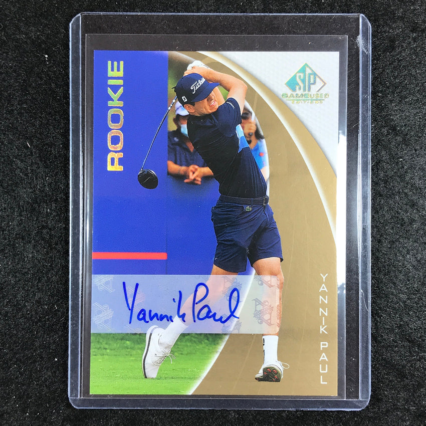 2024 SP Game Used Golf YANNIK PAUL Base Spectrum Rookie Auto #59