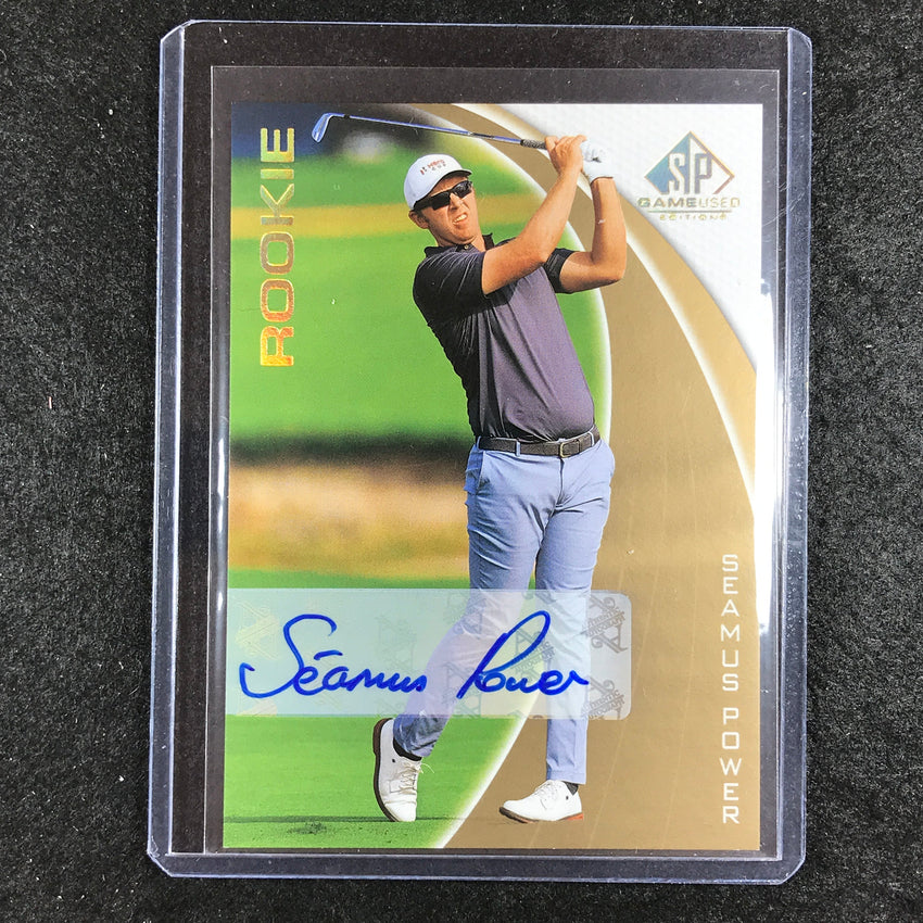 2024 SP Game Used Golf SEAMUS POWER Base Spectrum Rookie Auto #83