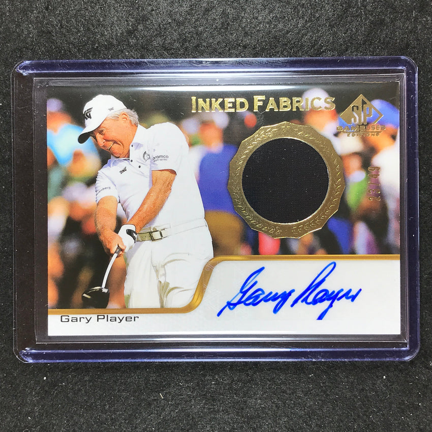 2024 SP Game Used Golf GARY PLAYER Inked Fabrics Relic Auto 23/49