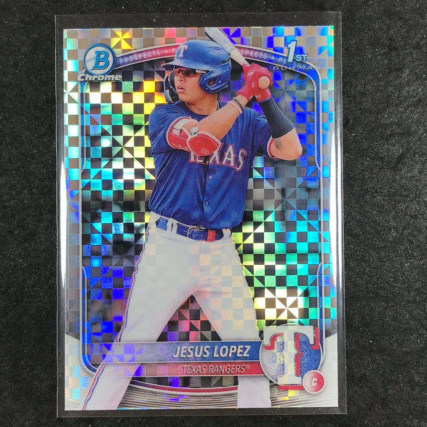 2025 Bowman Baseball JESUS LOPEZ Chrome Prospect 1st Bowman X-Fractor #88
